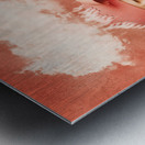 Thinking pinup baker Metal print