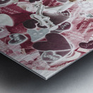 Love courier Metal print