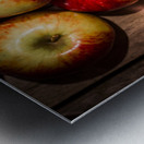 Fresh Apple Cider with Cinnamon Sticks and Apples Metal print