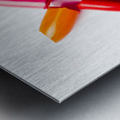 Kiss and makeup Metal print