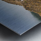 Beautiful waterfall in sunlight Metal print