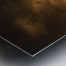 Stormy artistic portrait of a yacht Metal print