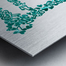 Song Structure Metal print