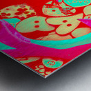 Dolphin love Metal print