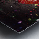 Creepy birthday clown at party celebration Metal print