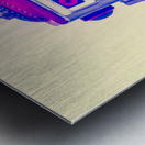 In ultraviolet Metal print