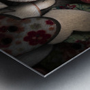 With sentiment in the sewing box Metal print