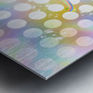 Amusement man in party hat celebrating a birthday bash Metal print