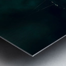 Chilling wood mooring Metal print