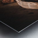 Nuts still life food photography Metal print