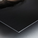 Beautiful pinup woman. Dark 50s fashion portrait Metal print