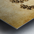 Bean making coffee Metal print