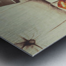 Shooting through Metal print