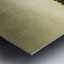 Ice covered mountain panorama in Tasmania Metal print