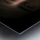 Business Man Smoking Cigar In Victory And Success Metal print