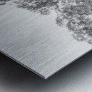 In gusts of a snowstorm Metal print