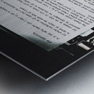 An encryption to break the oppression Metal print