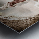 Forties and fifties military pinup poster girl Metal print