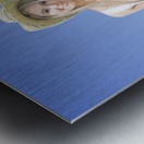 Smiling Female Farmer Metal print