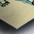 Nostalgic Blues Metal print