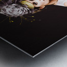 Glamorous Woman In Racecourse Fashion Metal print