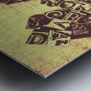 Literary love Metal print