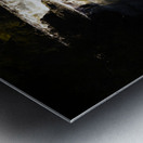 Cradle Mountain waterfall in picturesque Tasmania Metal print