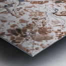 Pop art mountain ride Metal print