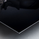 Stylish man wearing mens fashion accessories  Metal print