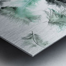 Quill and feather Metal print