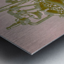 The crank coffee house  Metal print