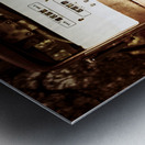 Vintage gas pump gal Metal print