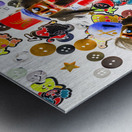 Undead x-mas platoon Metal print