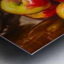 Fresh apple juice with cinnamon Metal print