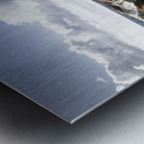 Stones throw away from the sea Metal print