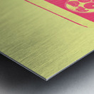 Cine design Metal print