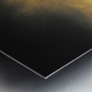 Farmyards and silhouettes Metal print