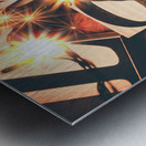 With love and lights Metal print