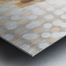 Cosmetics makeover pin up Metal print