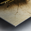 Vintage railways and tramways Metal print