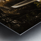 Rocky mountain waterfall Metal print