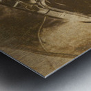 The antique aviator Metal print