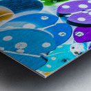 Love leaves and ladybeetles Metal print