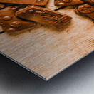 Kitchen games Metal print