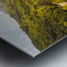 Western wilderness hydro dam Metal print