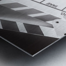 Staging a scene Metal print