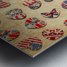 Sovereign state sentiments Metal print