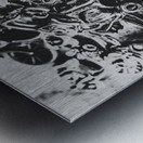 Scooter mechanics abstract Metal print