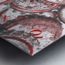 Iconic red Metal print