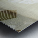 Retro typist with dream to inspire Metal print